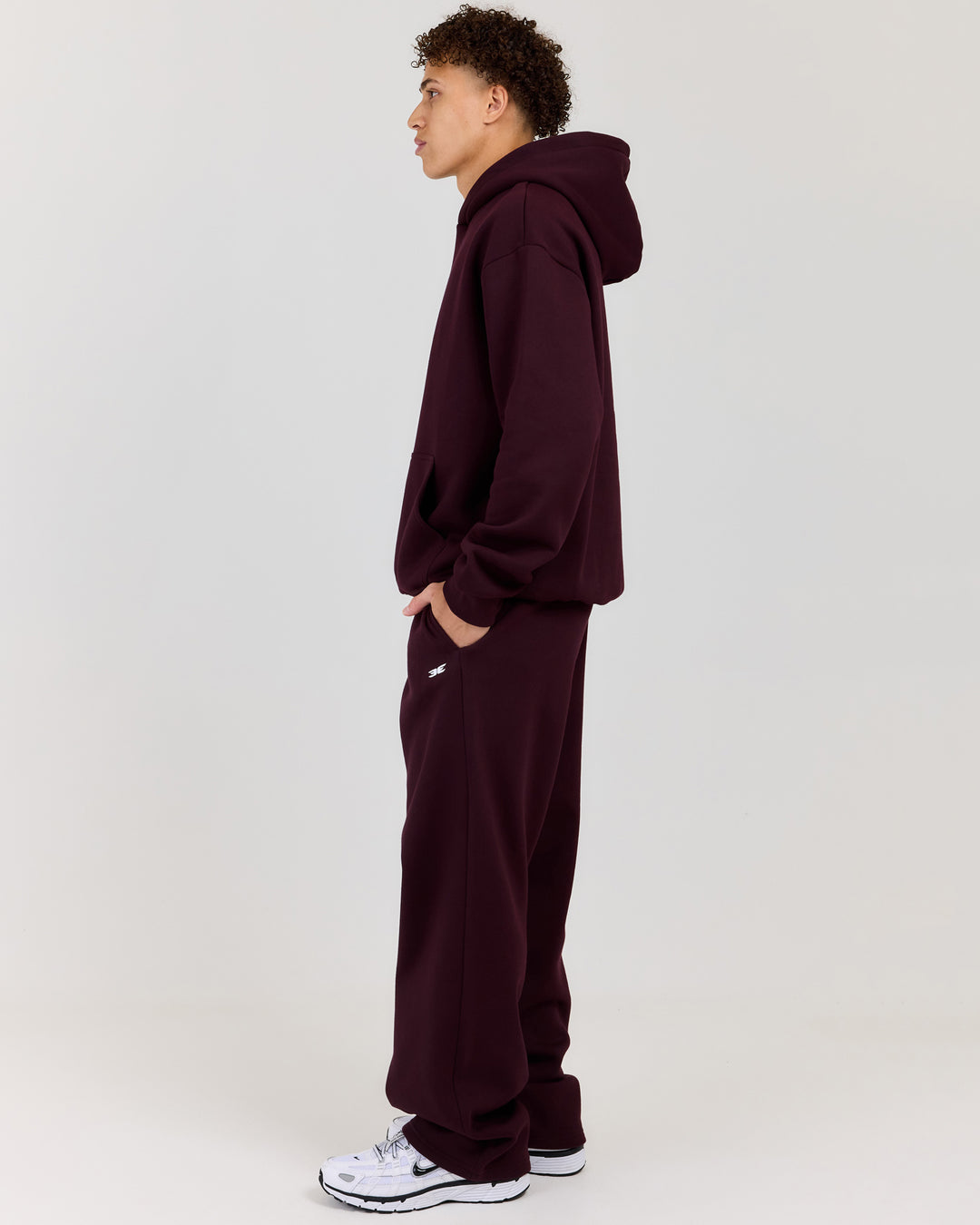 Classic Straight Leg Pants - Plum