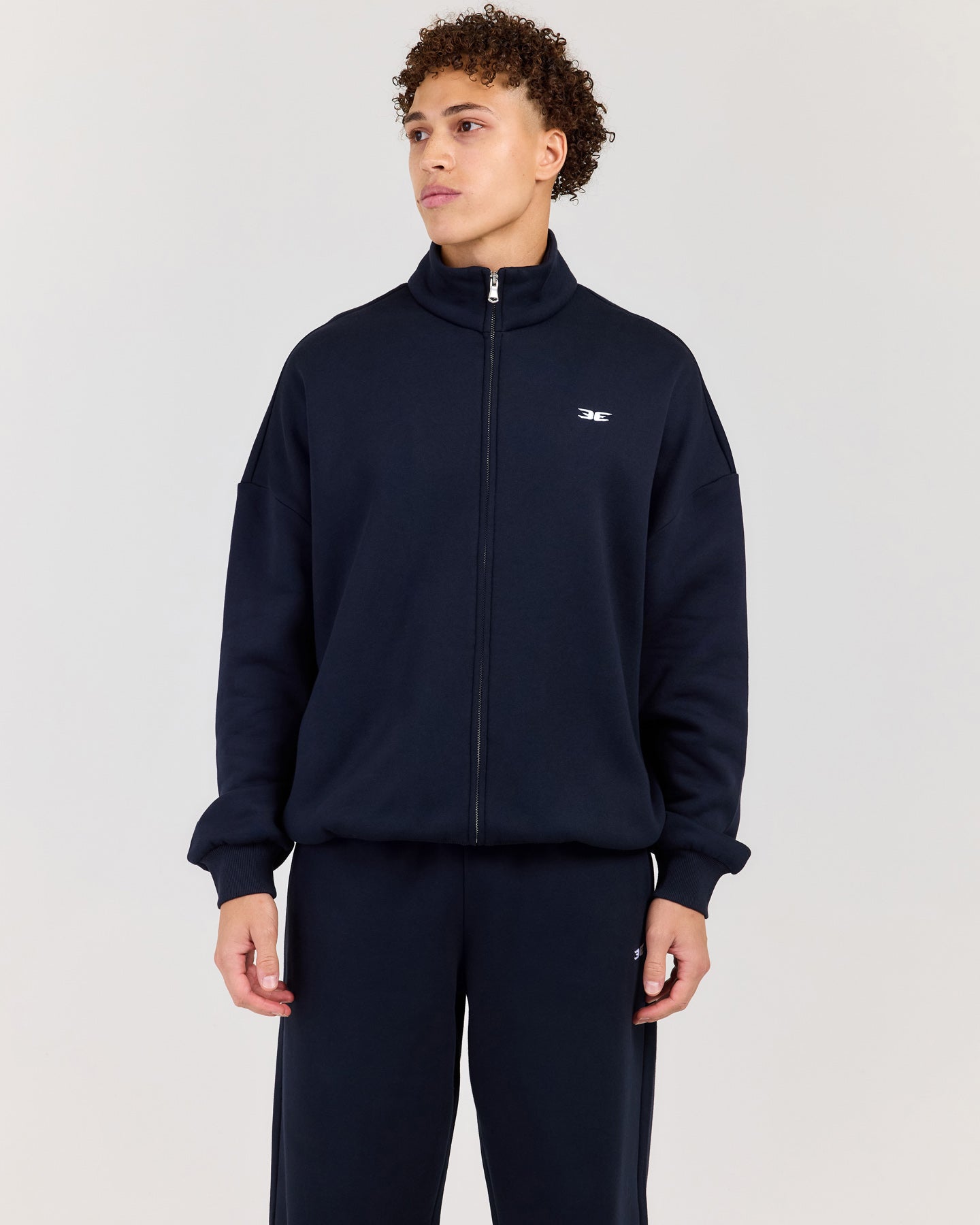 Classic Relaxed Zip Through - Navy – Elite Eleven