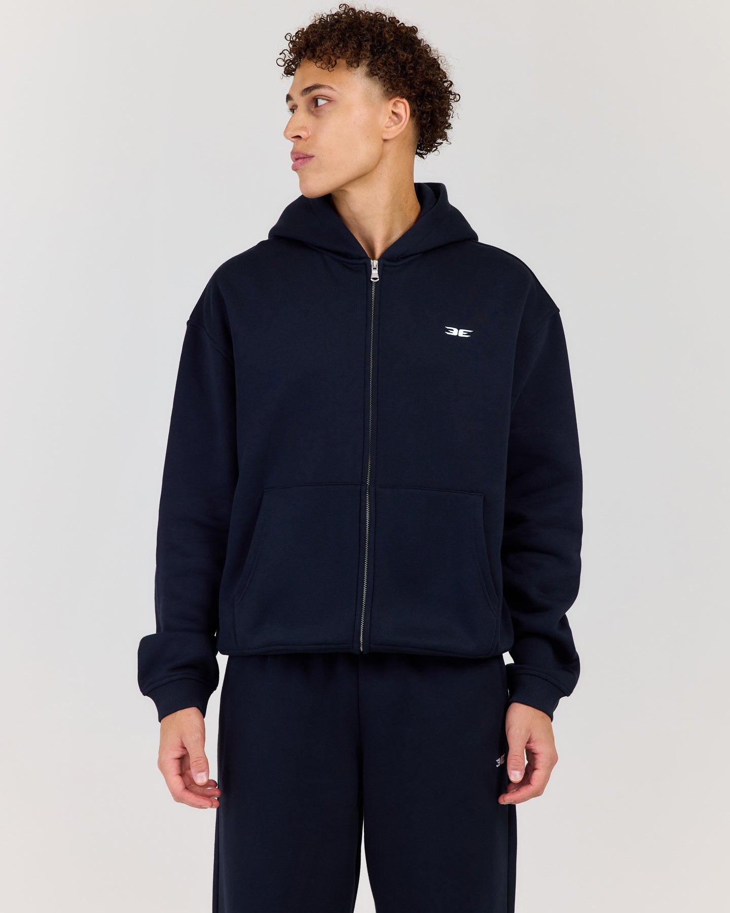 Classic Relaxed Hooded Zip Through - Navy – Elite Eleven