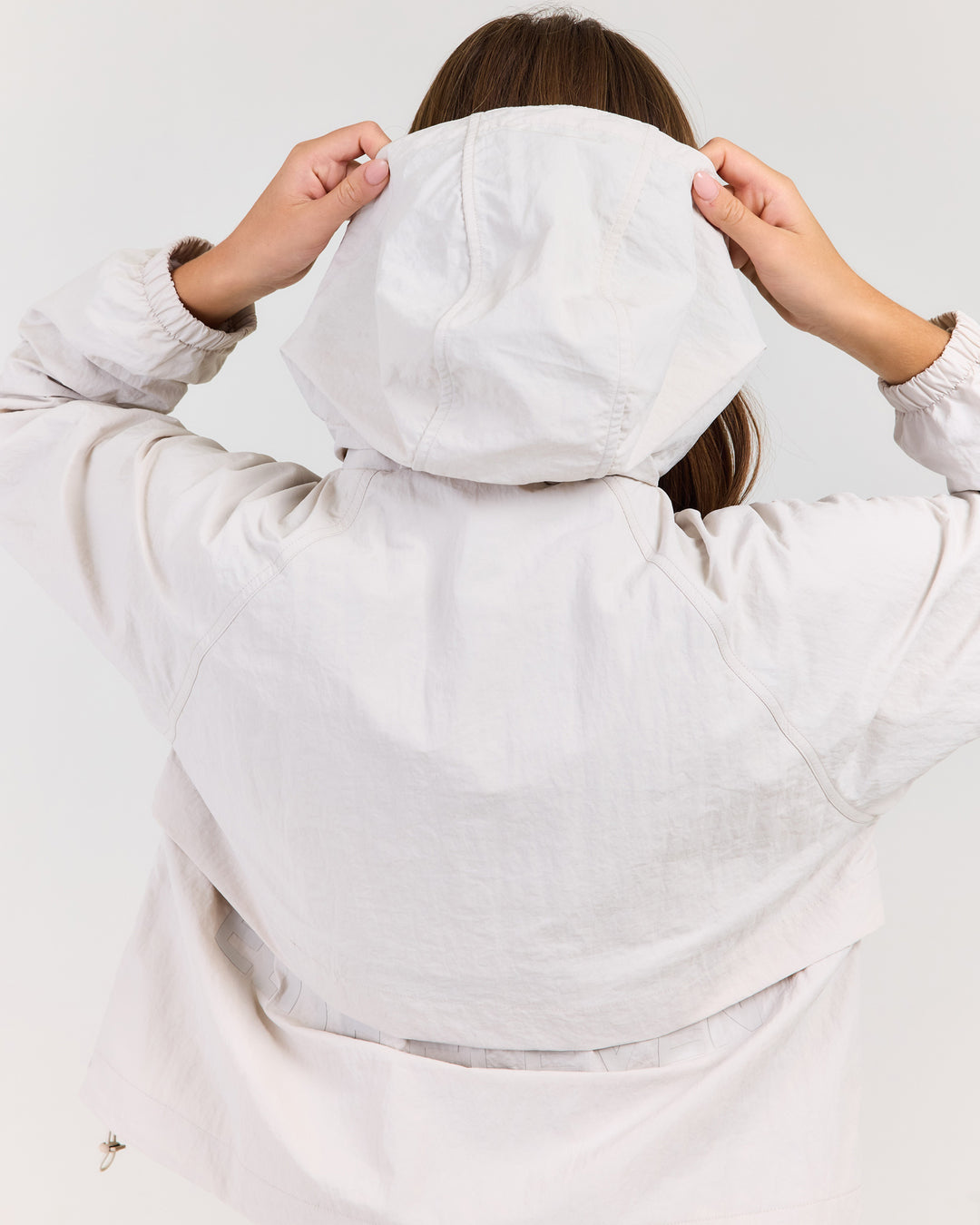Lightweight Funnel Neck Jacket - Bone