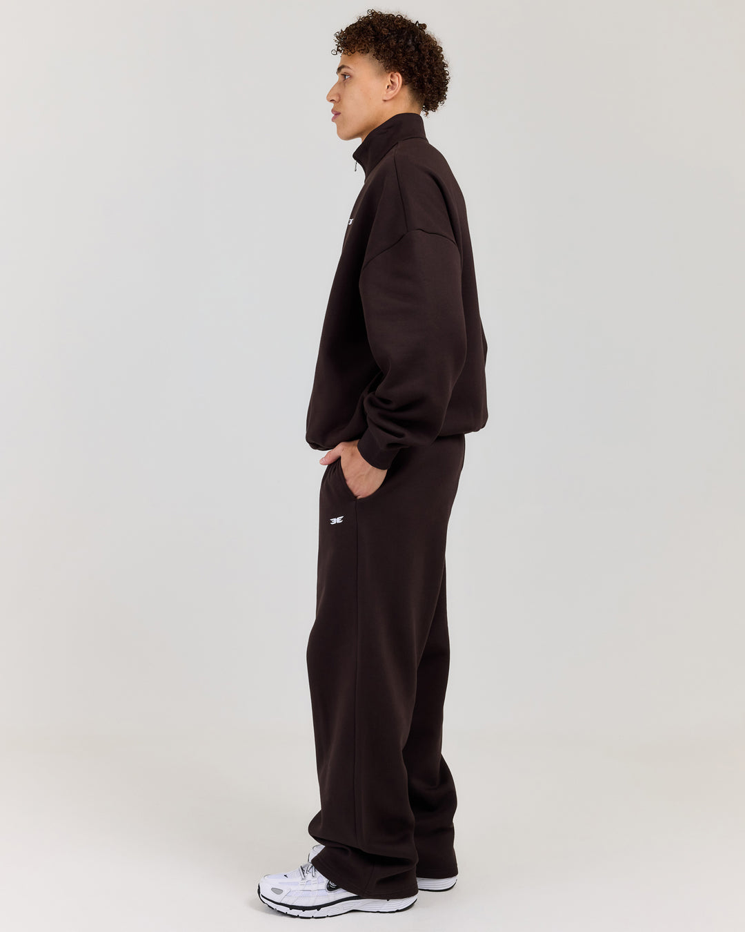 Classic Straight Leg Pants - Coffee Bean