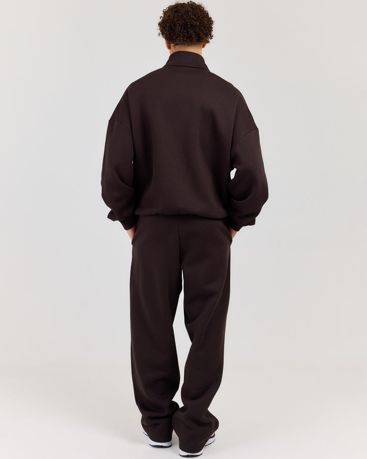 Classic Straight Leg Pants - Coffee Bean
