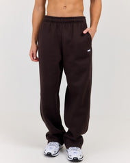 Classic Straight Leg Pants - Coffee Bean