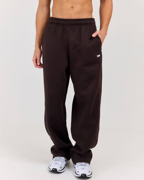 Classic Straight Leg Pants - Coffee Bean