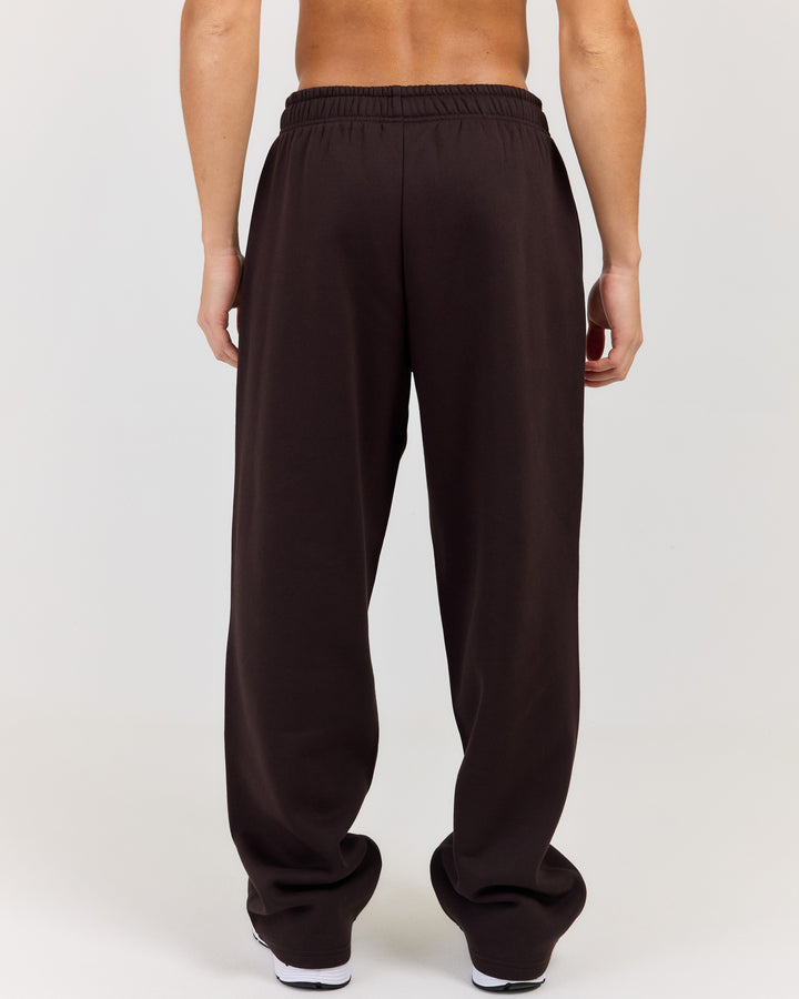 Classic Straight Leg Pants - Coffee Bean