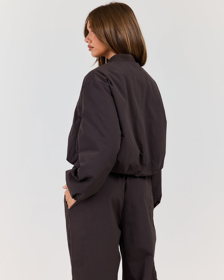 Bomber Jacket - Coffee Bean