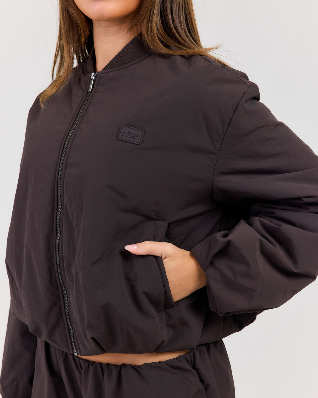 Bomber Jacket - Coffee Bean
