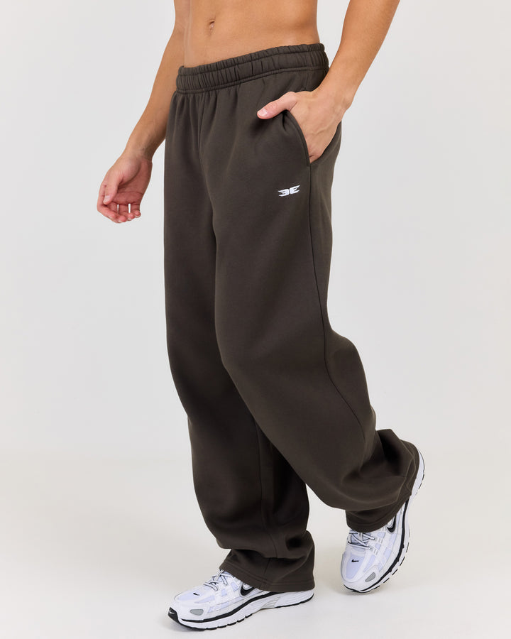 Classic Straight Leg Pants - Dark Olive