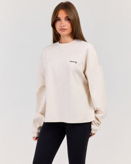 Women's Oversized Long Sleeve - Bone