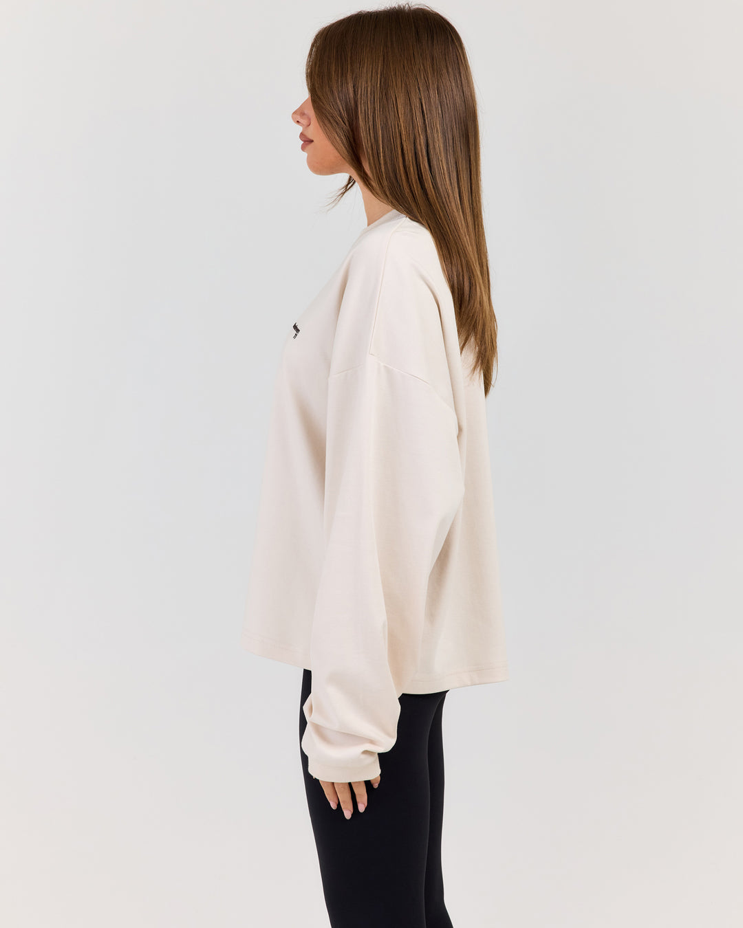 Women's Oversized Long Sleeve - Bone