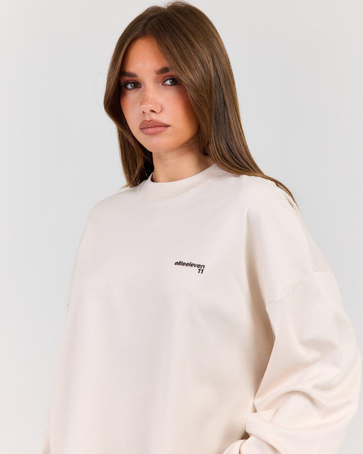 Women's Oversized Long Sleeve - Bone