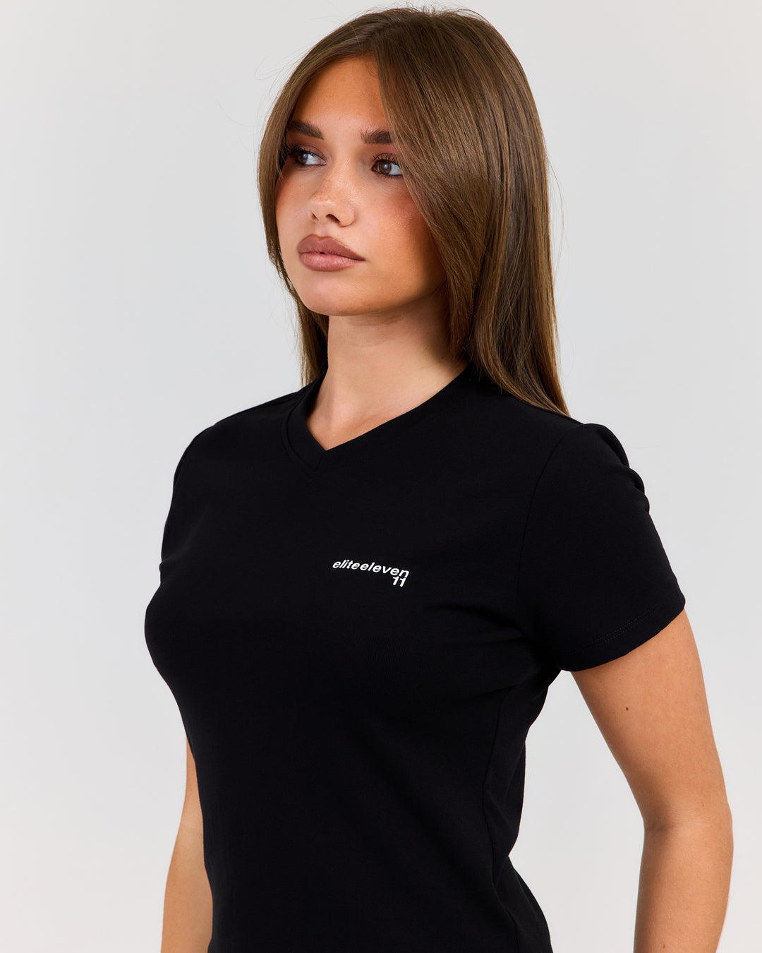 EE Baby V Neck Tee - Black