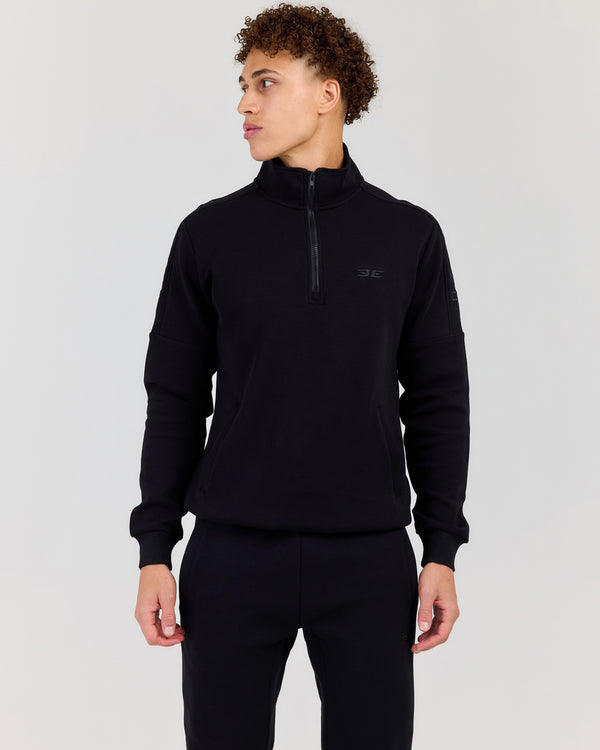Division 1/4 Zip - Black