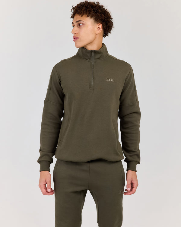 Division 1/4 Zip - Khaki