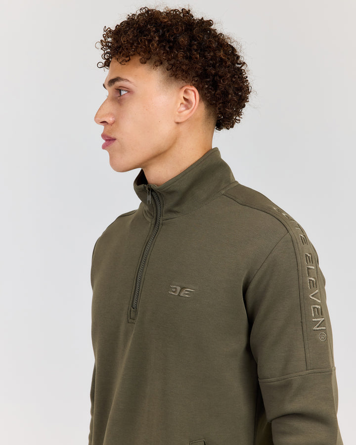 Division 1/4 Zip - Khaki