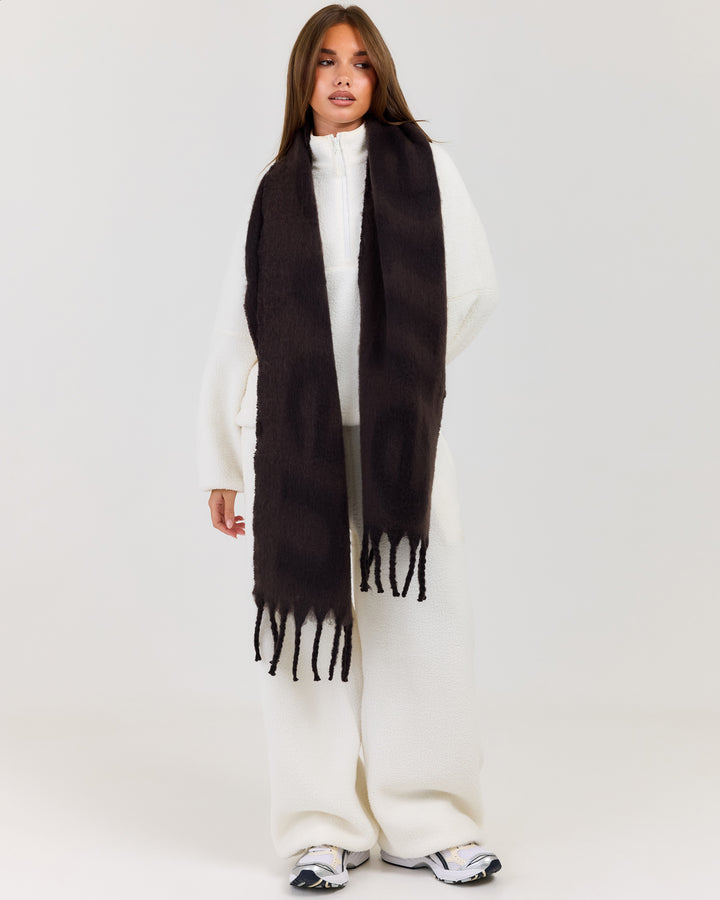 EE Reversible Scarf - Coffee Bean