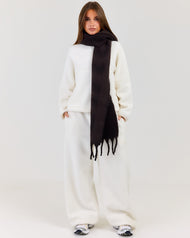 EE Reversible Scarf - Coffee Bean