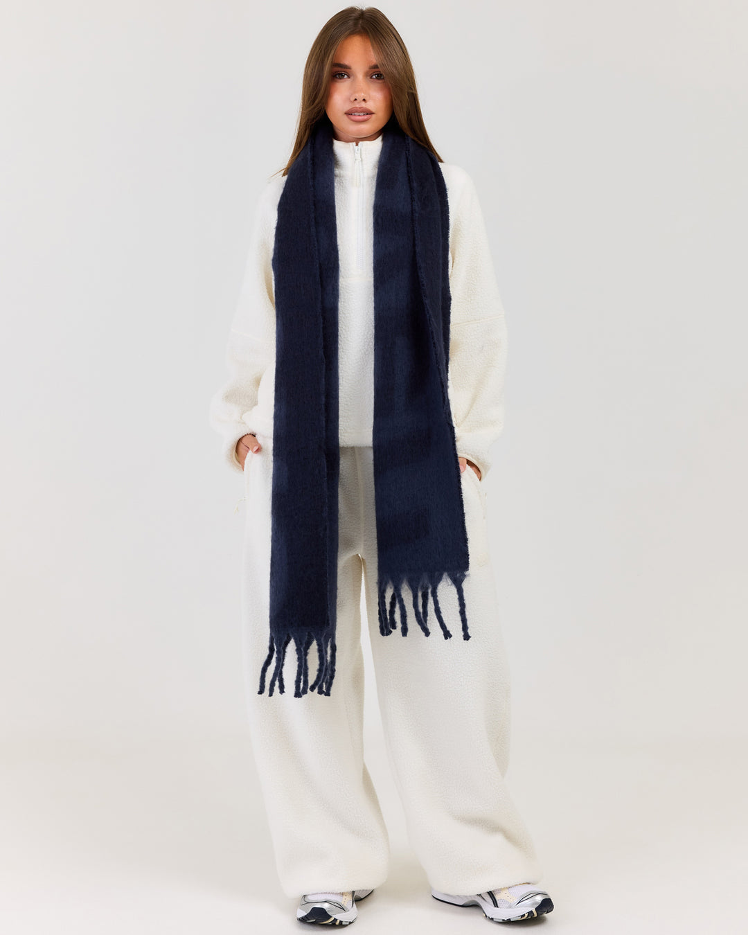 EE Reversible Scarf - Navy