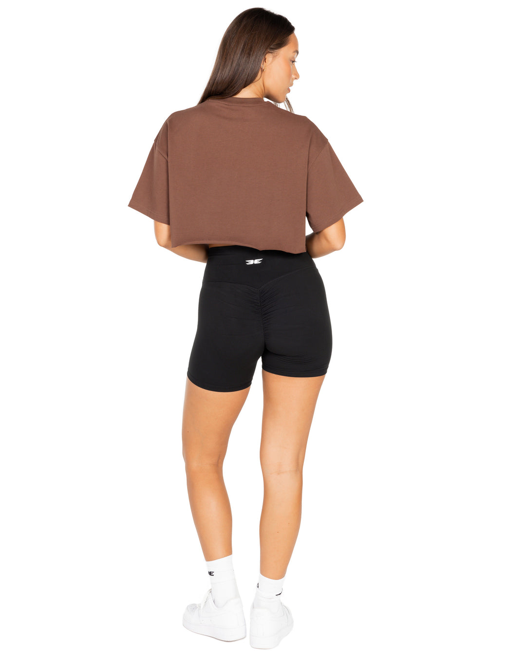 Women's Classic Cropped Tee - Brown