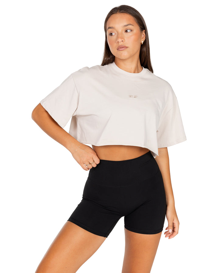 Women's Classic Cropped Tee - Sahara