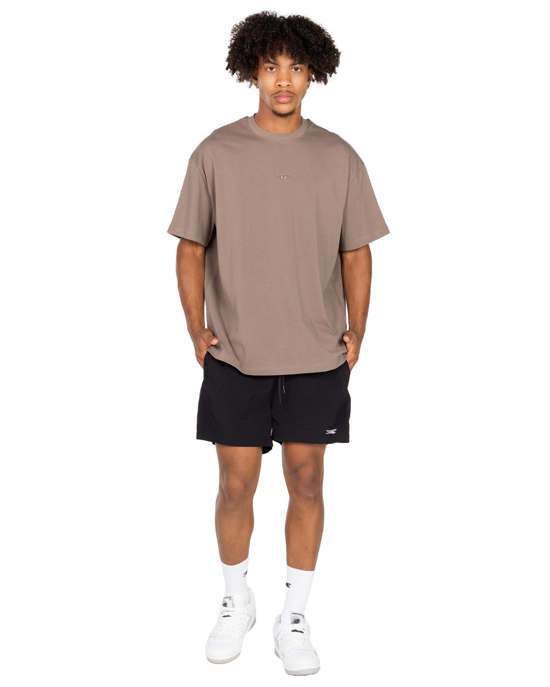 V3 Oversized Classic Tee - Cement