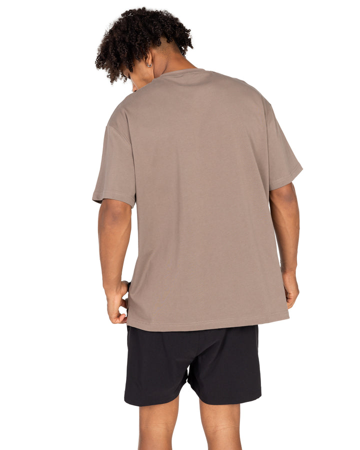 V3 Oversized Classic Tee - Cement