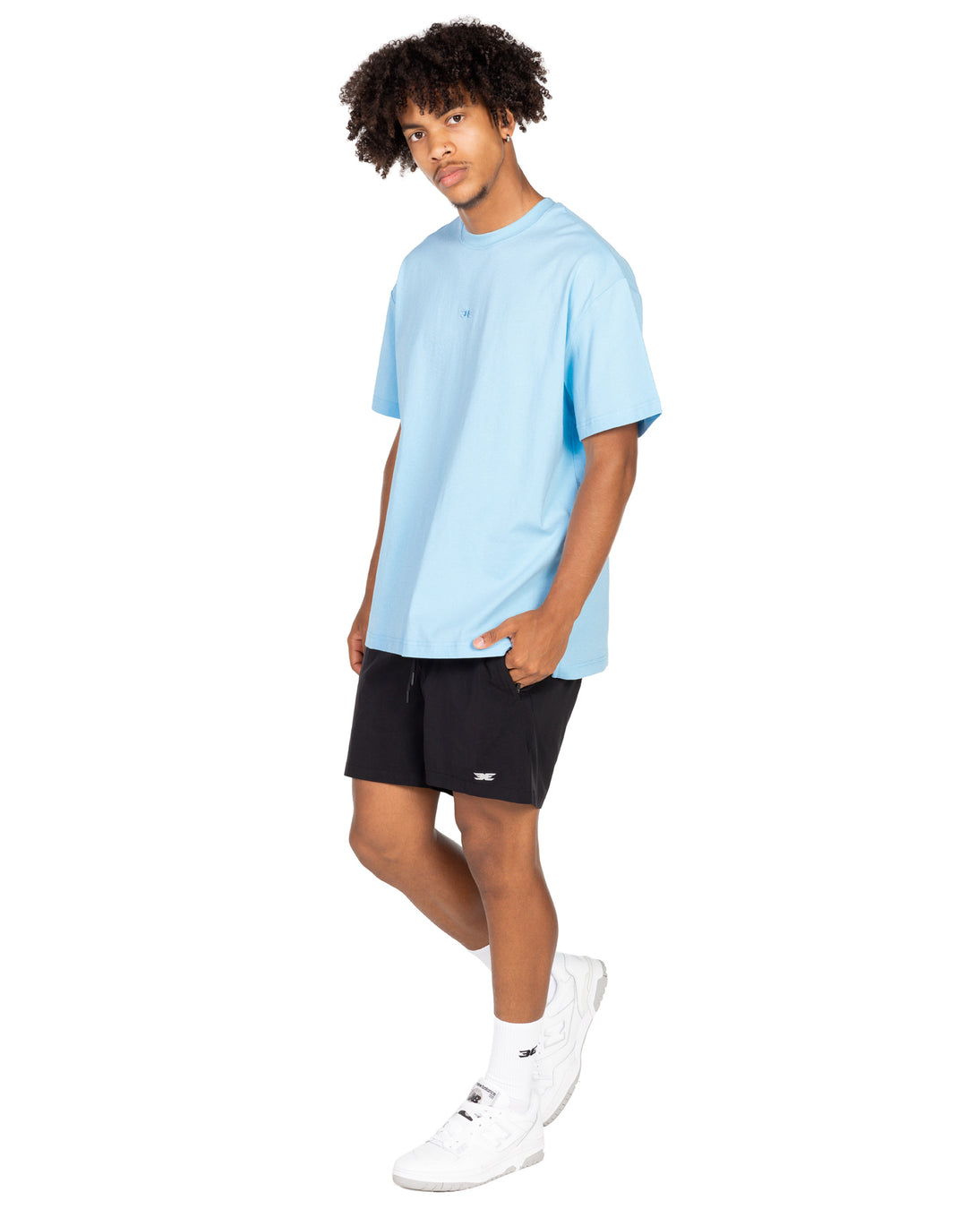 V3 Oversized Classic Tee - Sky Blue