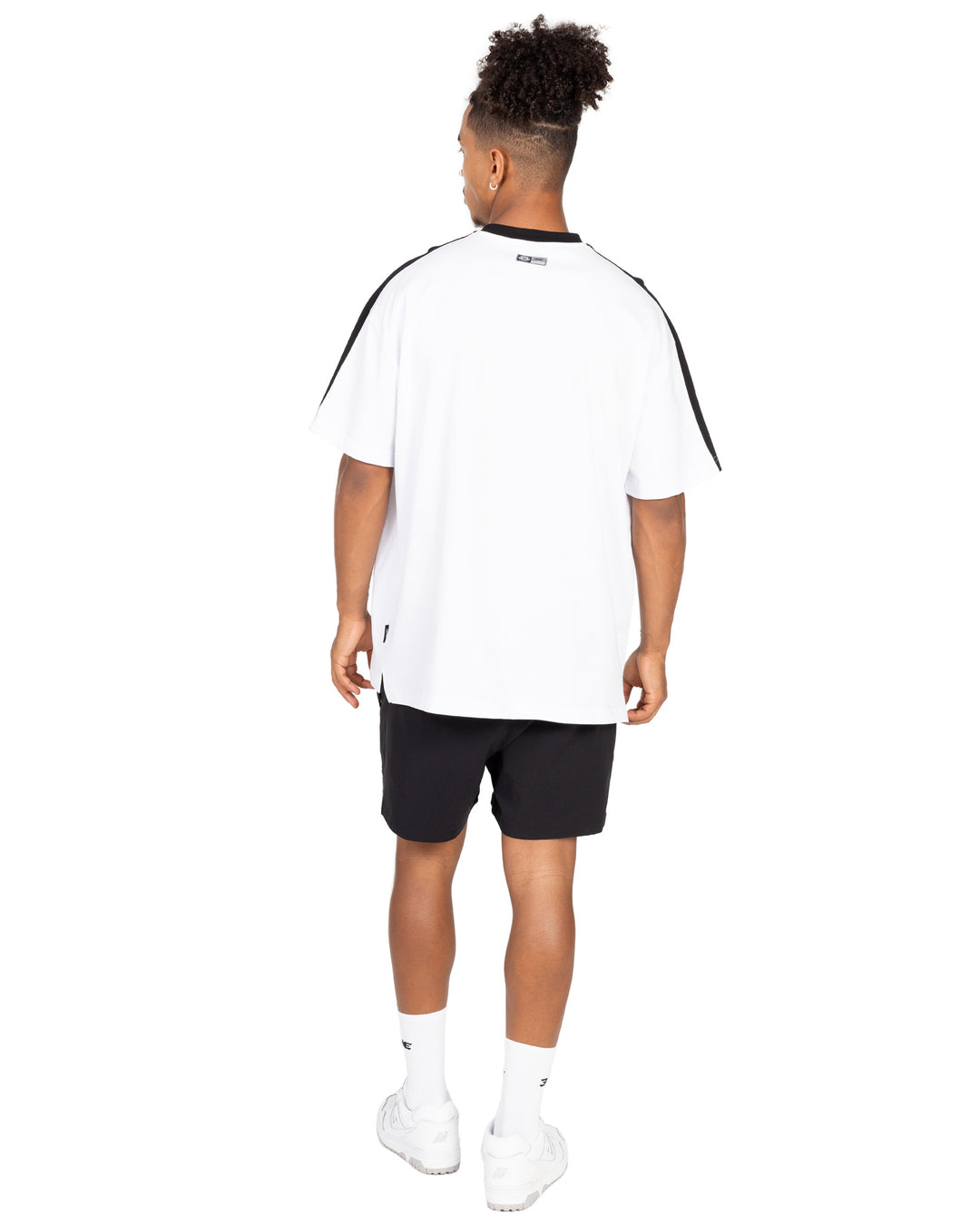 Oversized Panel Tee - White