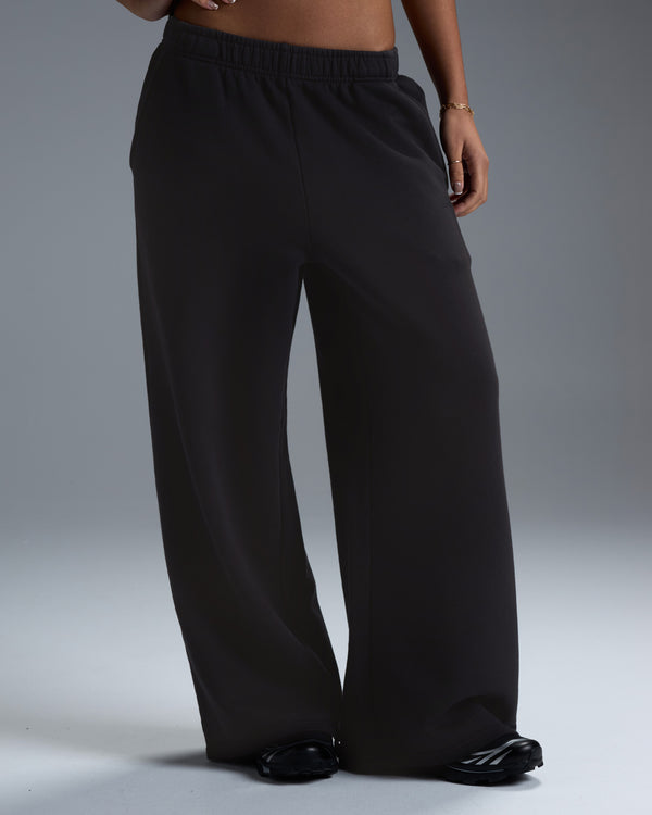 Premium Heavyweight Women's Straight Leg Pants - Black