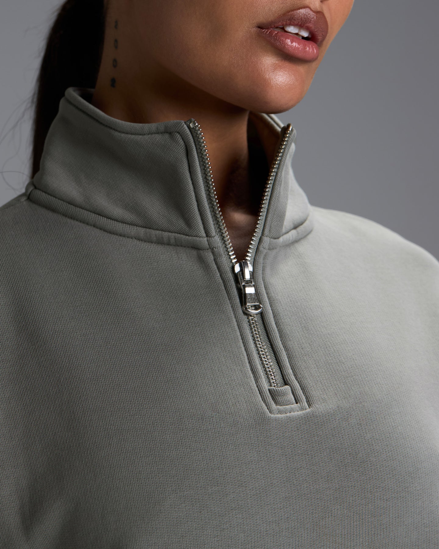 Premium Heavyweight Unisex 1/4 Zip - Fog Green – Elite Eleven