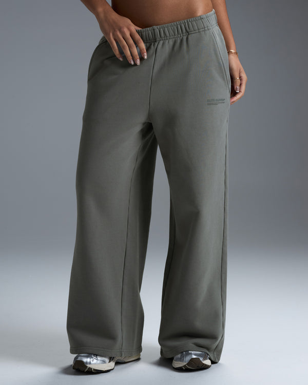 Premium Heavyweight Women's Straight Leg Pants - Fog Green