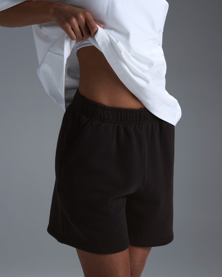 Premium Heavyweight Women's Shorts - Black