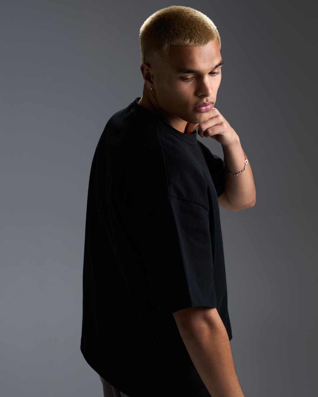 Boxy Rapper Tee Men's Premium Oversized Cotton Boxy Tee - Black – Elite Eleven
