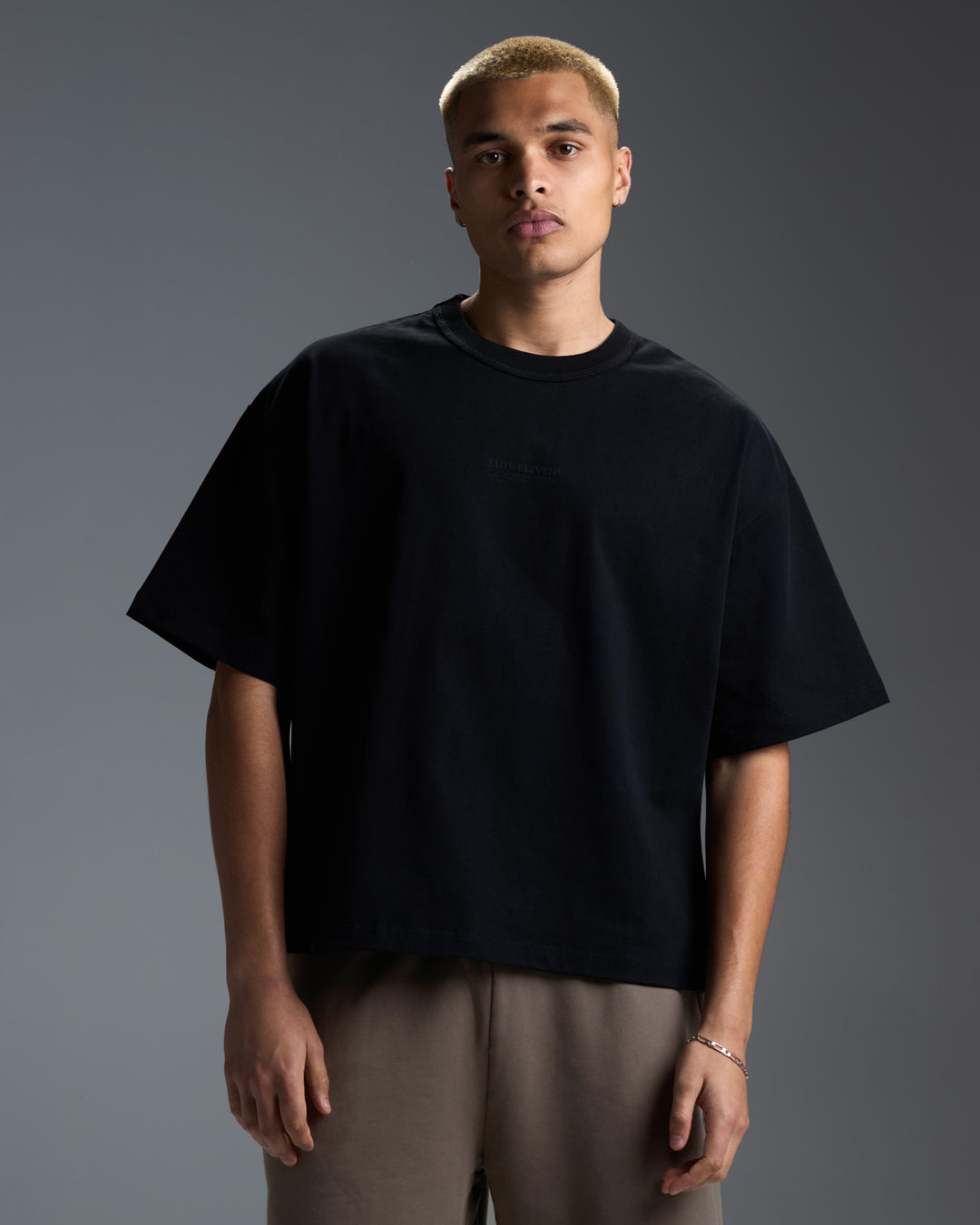 Boxy Rapper Tee Men's Premium Oversized Cotton Boxy Tee - Black – Elite Eleven