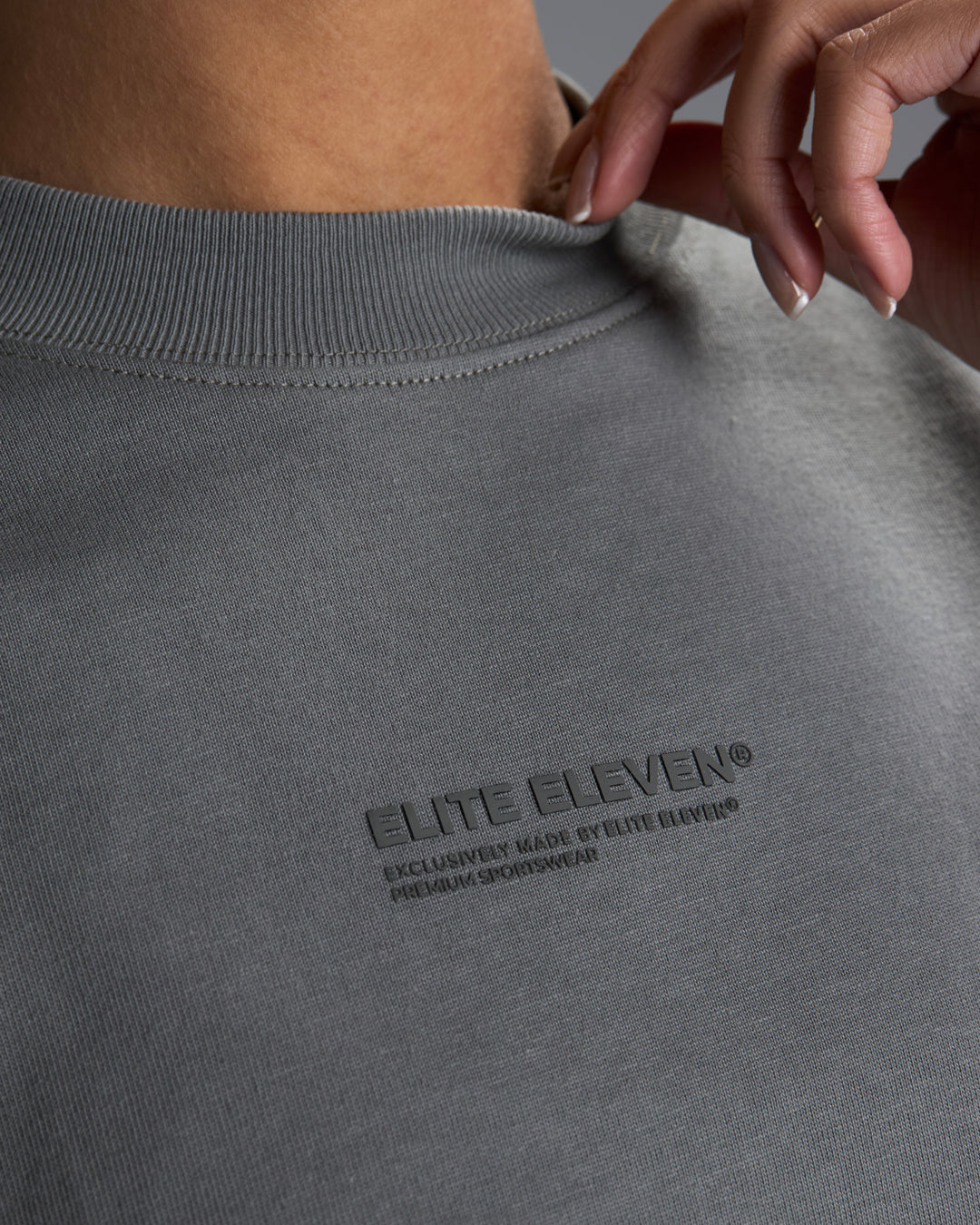 Men's Premium Oversized Cotton Boxy Tee - Fog Green