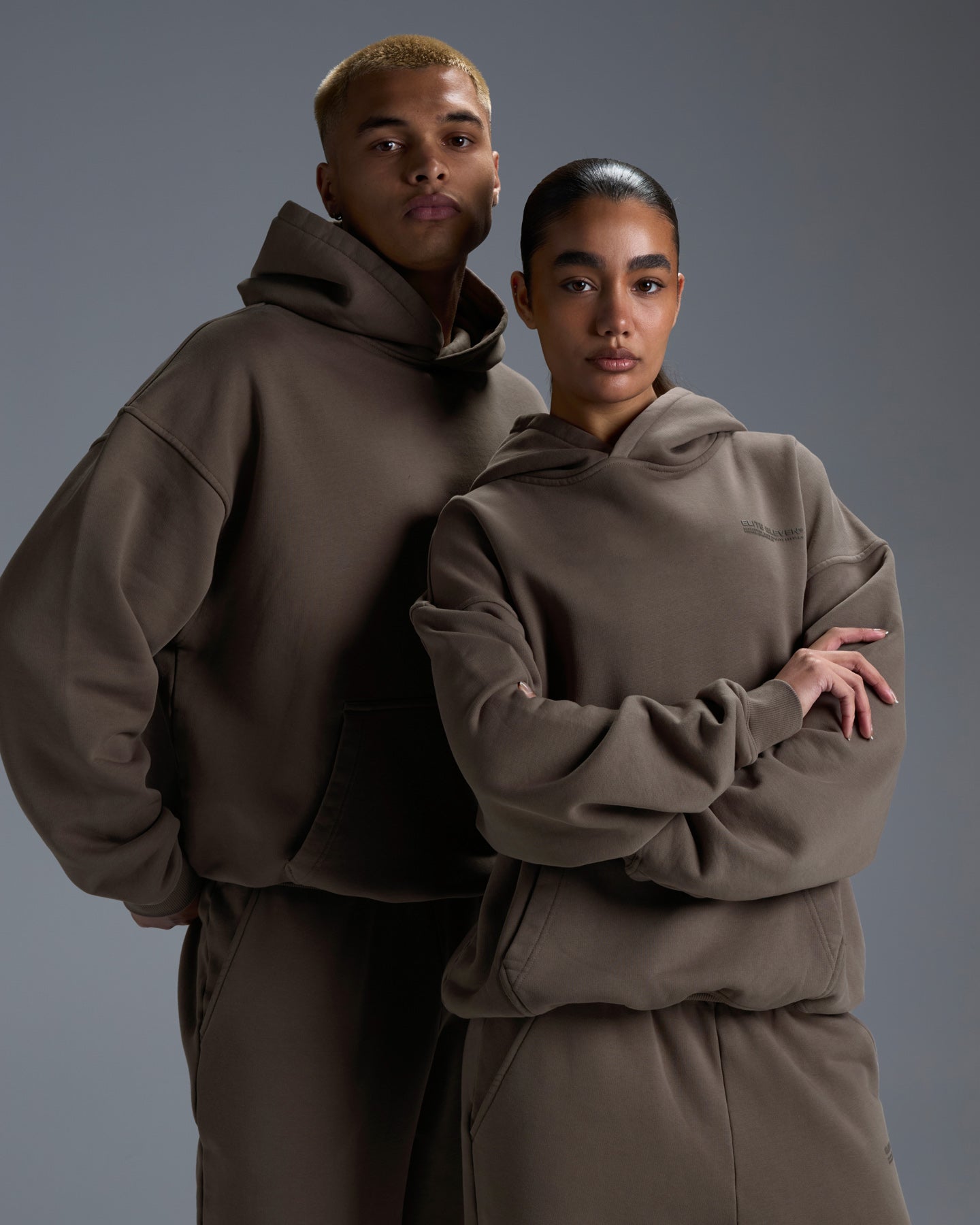 Premium Heavyweight Unisex Hoodie - Dark Taupe