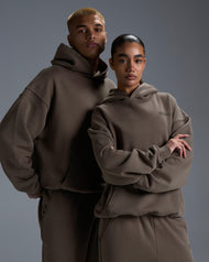 Premium Heavyweight Unisex Hoodie - Dark Taupe