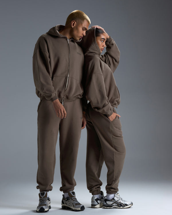 Premium Heavyweight Joggers - Dark Taupe