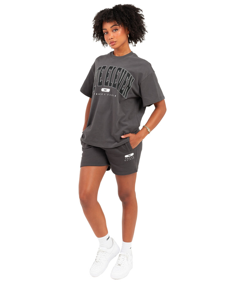 Women's Track & Field Oversized Tee - Slate