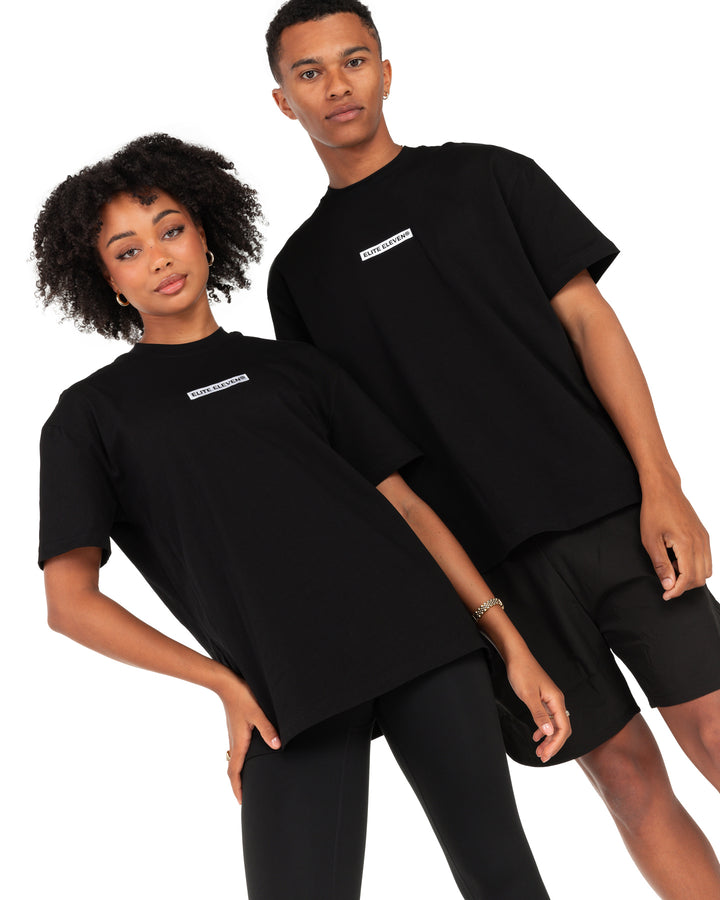 Box Registered Tee - Black