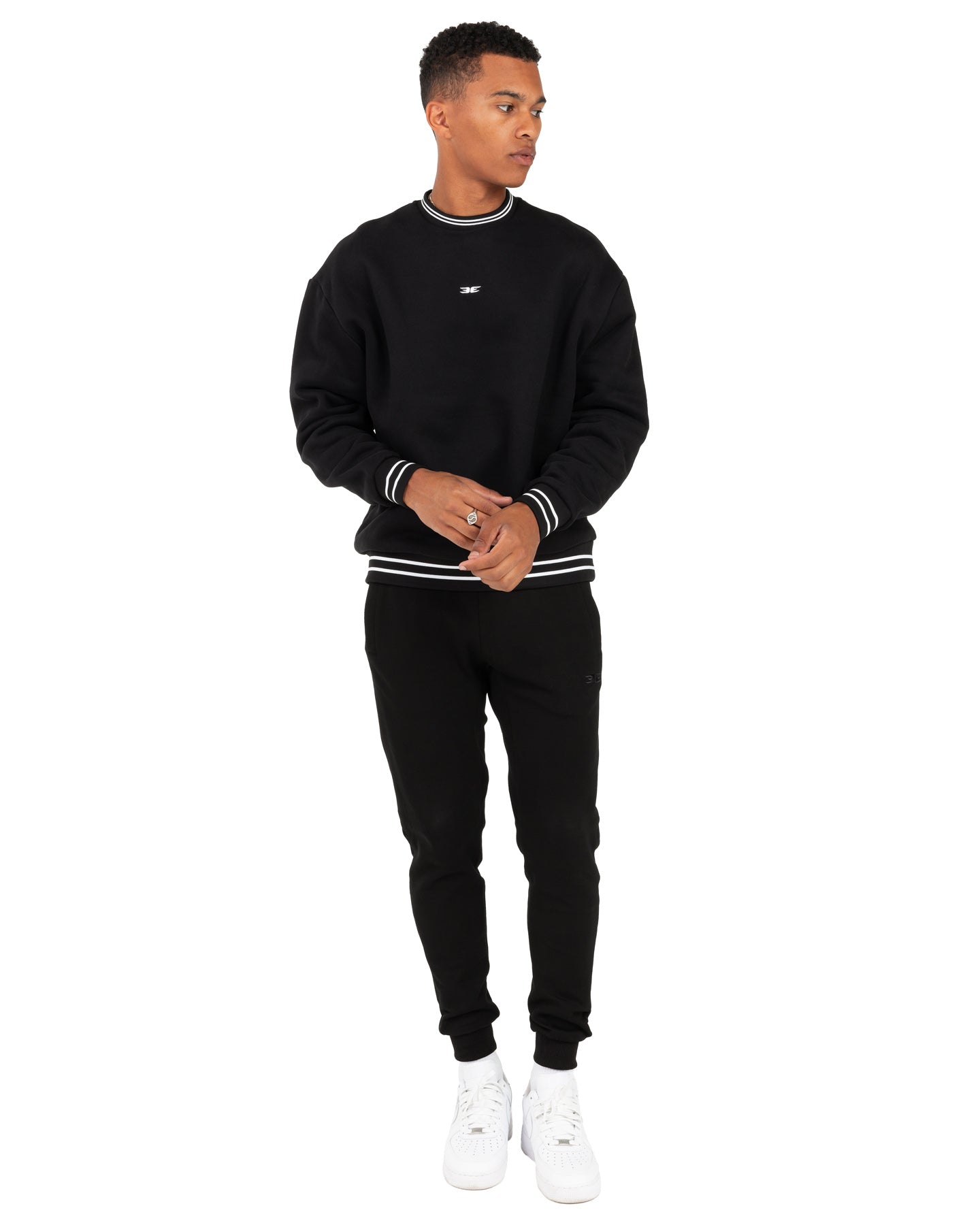 Alpine Heavyweight Crewneck Black Elite Eleven