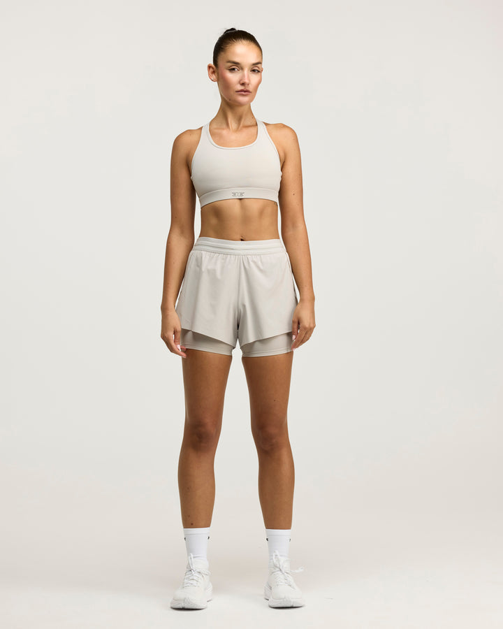 EE Ultra 2 in 1 Shorts - Stone Grey