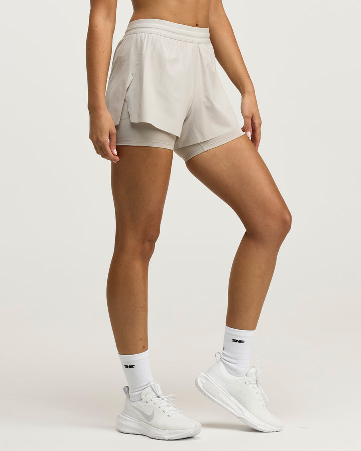 EE Ultra 2 in 1 Shorts - Stone Grey