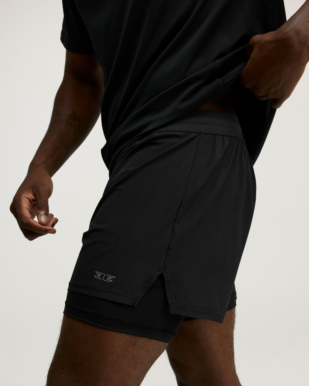 Men's Ultra 2 in 1 Shorts - Black