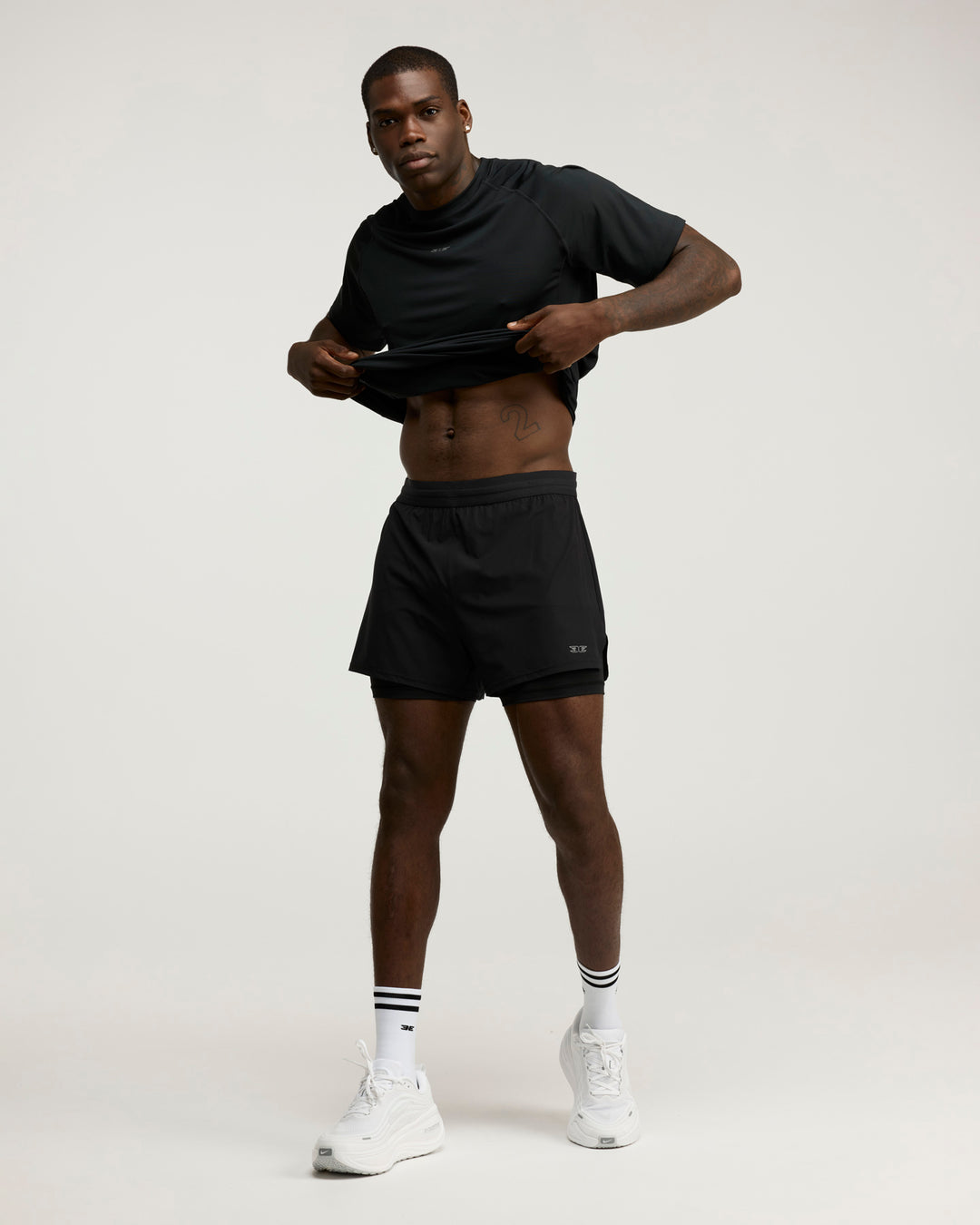 Men's Ultra 2 in 1 Shorts - Black