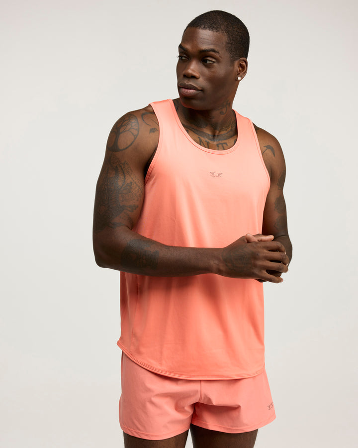 Men's ProSport Singlet - Coral