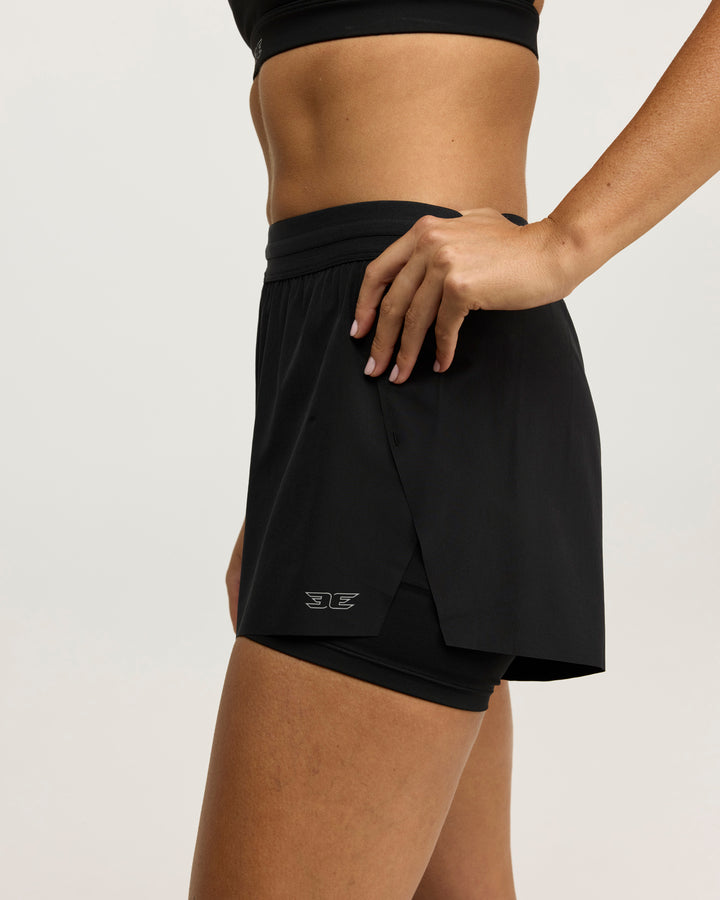 EE Ultra 2 in 1 Shorts - Black