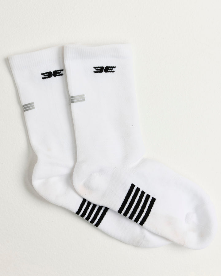 Performance Socks - Black/White (No Stripe)
