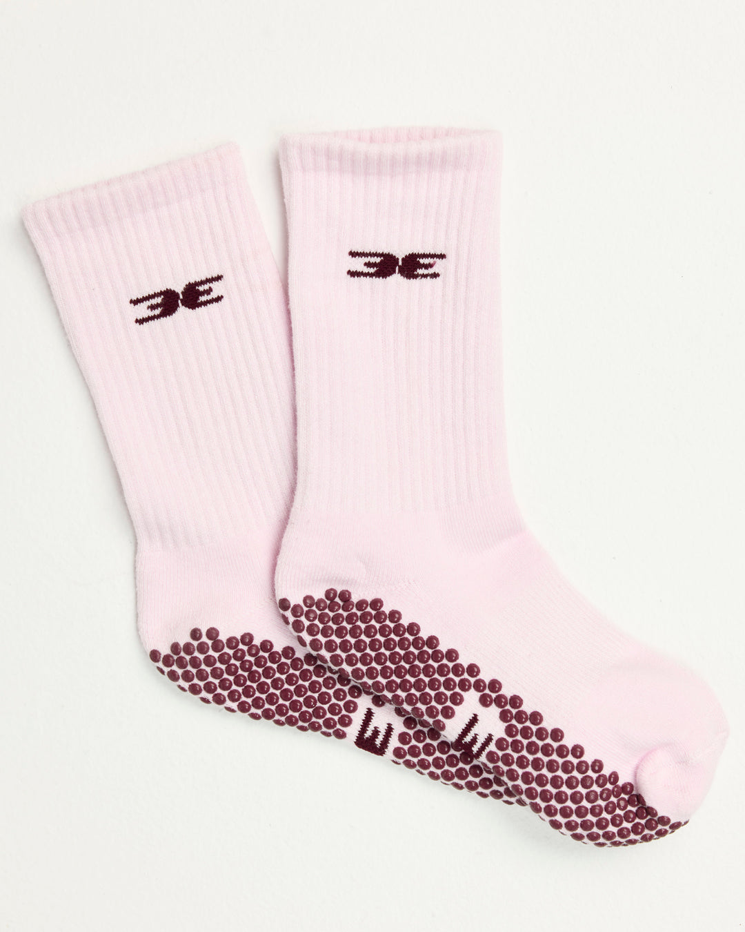 EE Crew Grip Socks - Candy Pink/Cherry Cola