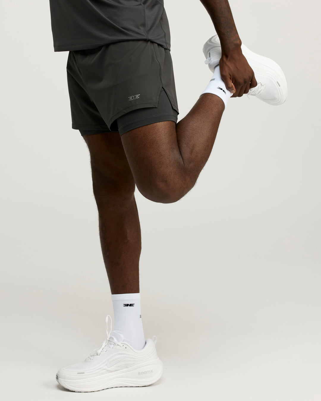 Men's Ultra 2 in 1 Shorts - Charcoal